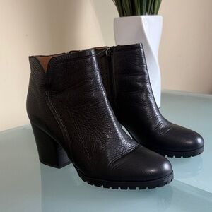 Franco Sarto Boots Franco Sarto Black Leather Boots Size 8.5